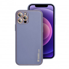 Kryt LEATHER na Apple iPhone 15 Pro Max Modrý