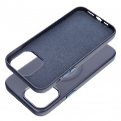Kryt Roar Leather Mag na Apple iPhone 14 Pro Max Elegantní  MagSAFE  Tmavší modrý