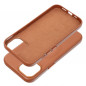 Kryt Roar Leather Mag na Apple iPhone 15 Elegantní  MagSAFE  Hnědý
