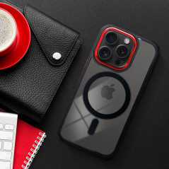 Kryt Color Edge Mag na Apple iPhone 15 Plus MagSAFE  Černý
