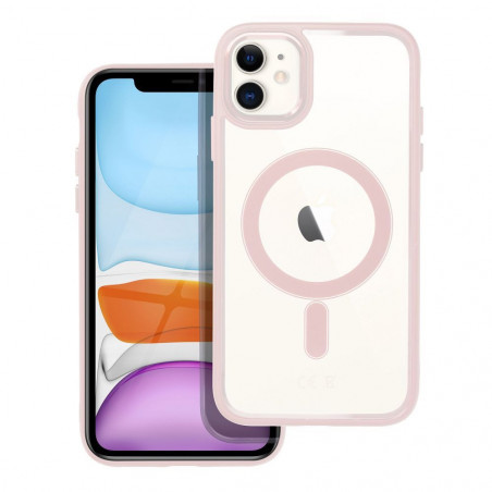 Kryt Color Edge Mag na Apple iPhone 11 MagSAFE  Růžový