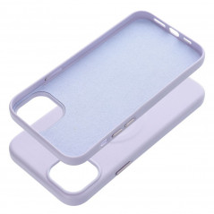 Kryt Roar Leather Mag na Apple iPhone 15 Plus Elegantní  MagSAFE  Fialový (Purple)