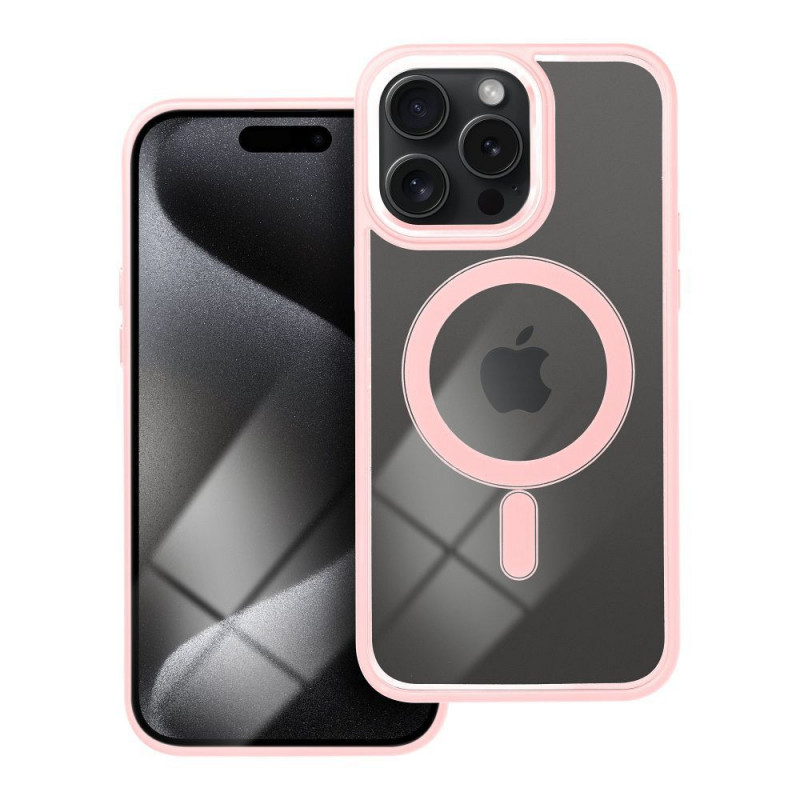 Kryt Color Edge Mag na Apple iPhone 15 Pro Max MagSAFE  Růžový