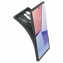 Kryt Spigen  Liquid Air na Samsung Galaxy S23 Ultra 5G Temně zelená