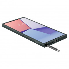 Kryt Spigen  Liquid Air na Samsung Galaxy S23 Ultra 5G Temně zelená