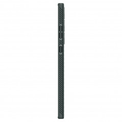 Kryt Spigen  Liquid Air na Samsung Galaxy S23 Ultra 5G Temně zelená