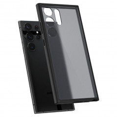 Kryt Spigen Ultra Hybrid na Samsung Galaxy S23 Ultra 5G Křišťálově čistý  Černá mrazivá