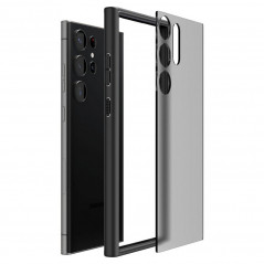 Kryt Spigen Ultra Hybrid na Samsung Galaxy S23 Ultra 5G Křišťálově čistý  Černá mrazivá
