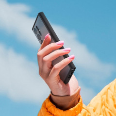 Kryt Spigen Ultra Hybrid na Samsung Galaxy S23 Ultra 5G Křišťálově čistý  Černá mrazivá
