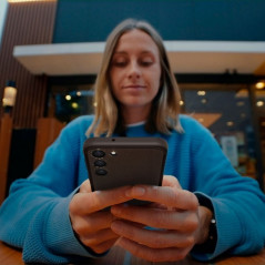 Kryt Spigen Ultra Hybrid na Samsung Galaxy S23 Plus 5G Křišťálově čistý  Černá mrazivá