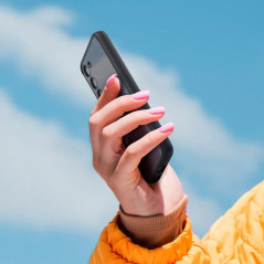 Kryt Spigen Ultra Hybrid na Samsung Galaxy S23 Plus 5G Křišťálově čistý  Černá mrazivá