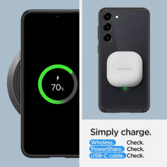 Kryt Spigen Ultra Hybrid na Samsung Galaxy S23 Plus 5G Křišťálově čistý  Černá mrazivá