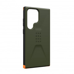 Kryt Urban Armor Gear Civilian na Samsung Galaxy S23 Ultra 5G Prémiové pouzdro  MagSAFE  Olivový
