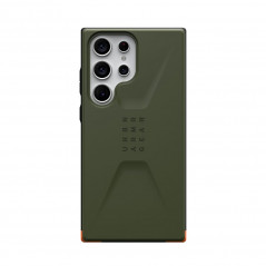 Kryt Urban Armor Gear Civilian na Samsung Galaxy S23 Ultra 5G Prémiové pouzdro  MagSAFE  Olivový