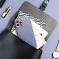 Kryt LEATHER na Samsung Galaxy A34 Modrý