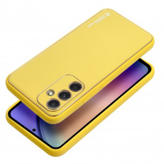 Kryt LEATHER na Samsung Galaxy A54 Žlutý