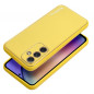 Kryt LEATHER na Samsung Galaxy A54 Žlutý