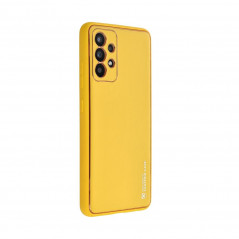 Kryt LEATHER na Samsung Galaxy A54 Žlutý