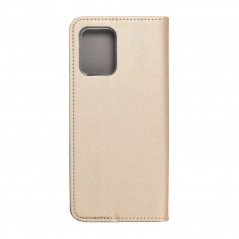Peněženkové pouzdro Smart Case Book na Motorola Moto G73 Zlatý