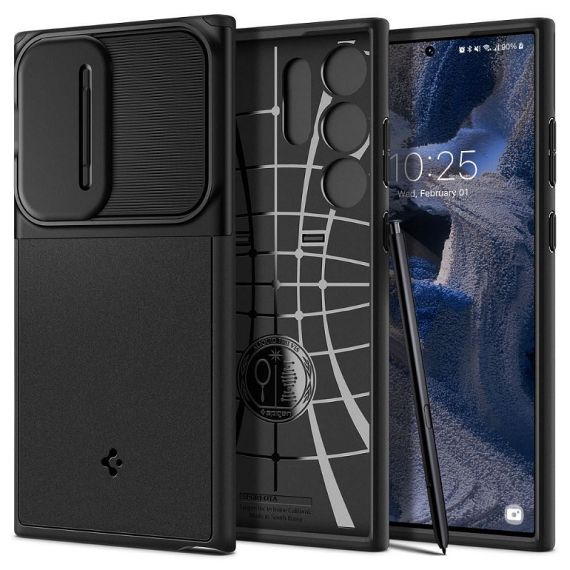 Kryt Spigen Armor na Samsung Galaxy S23 Ultra 5G Černý