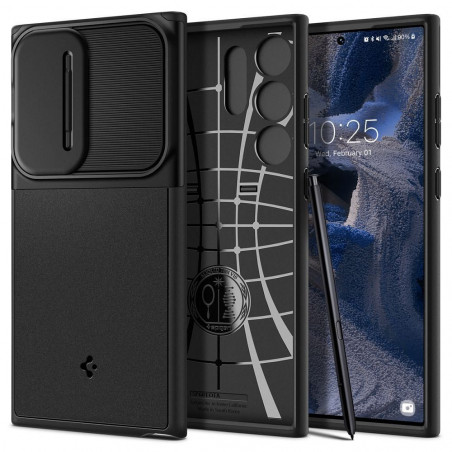 Kryt Spigen Armor na Samsung Galaxy S23 Ultra 5G Černý