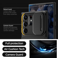 Kryt Spigen Armor na Samsung Galaxy S23 Ultra 5G Černý