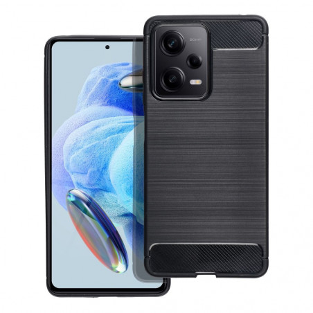 Kryt Carbon na XIAOMI Redmi Note 12 Pro 5G Elegantní  Černý