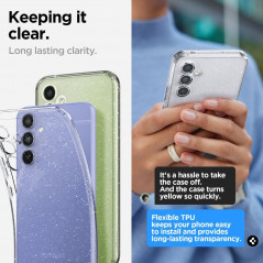 Kryt Spigen Liquid Crystal na Samsung Galaxy A54 Křišťálově čistý  Průhledný