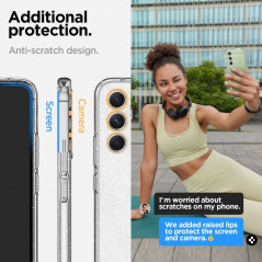 Kryt Spigen Liquid Crystal na Samsung Galaxy A54 Křišťálově čistý  Průhledný