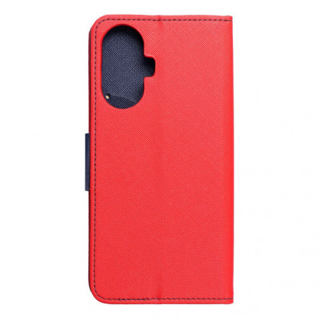 Peněženkové pouzdro Fancy Book na realme C55 Červený / Námořnická modrá