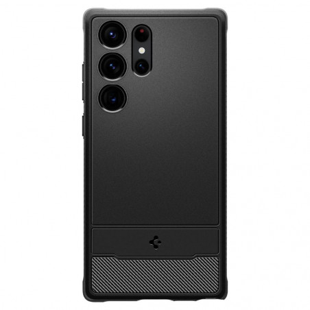 Kryt Spigen Armor na Samsung Galaxy S23 Ultra 5G Uhlíkové vlákno, Elegantní  Černý