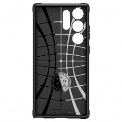 Kryt Spigen Armor na Samsung Galaxy S23 Ultra 5G Uhlíkové vlákno, Elegantní  Černý