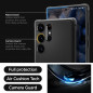 Kryt Spigen Armor na Samsung Galaxy S23 Ultra 5G Uhlíkové vlákno, Elegantní  Černý