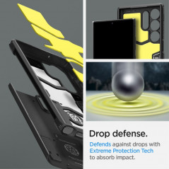 Kryt Spigen Armor na Samsung Galaxy S23 Ultra 5G Černý