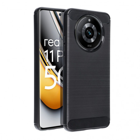 Kryt Carbon na realme 11 Elegantní  Černý