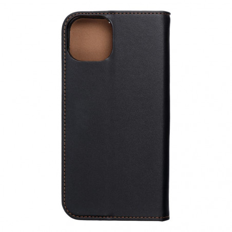 Peněženkové pouzdro Leather case SMART PRO na Apple iPhone 15 Plus Elegantní  Černý