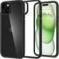 Kryt Spigen Ultra Hybrid na Apple iPhone 15 Plus Křišťálově čistý  Matná černá