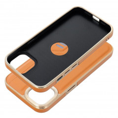 Kryt MILANO na Apple iPhone 13 Hnědý