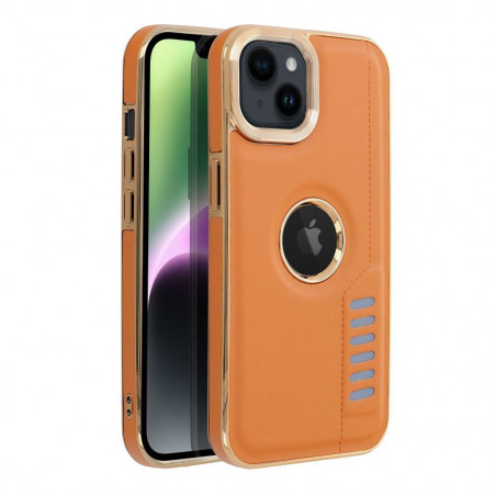 Kryt MILANO na Apple iPhone 14 Hnědý