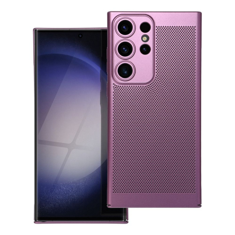 Kryt Breezy na Samsung Galaxy S23 Ultra 5G Fialový (Purple)