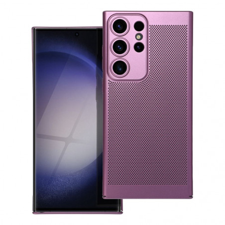 Kryt Breezy na Samsung Galaxy S23 Ultra 5G Fialový (Purple)