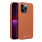 Kryt Roar Leather Mag na Apple iPhone 13 Pro Elegantní  MagSAFE  Hnědý