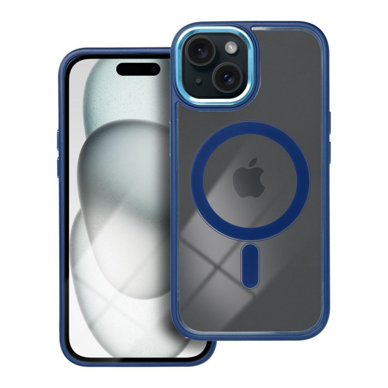 Kryt Color Edge Mag na Apple iPhone 15 MagSAFE  Námořnická modrá