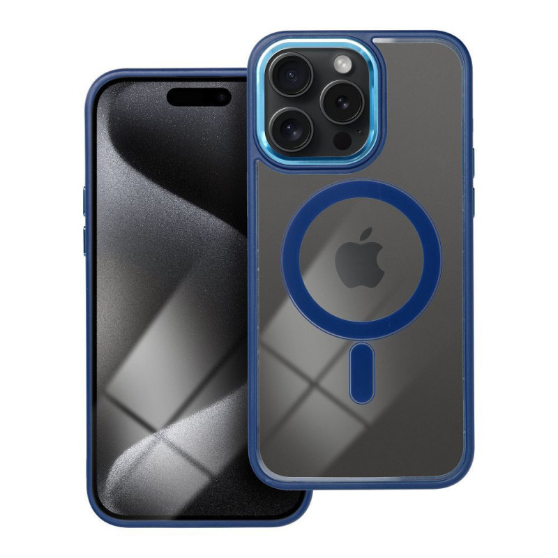 Kryt Color Edge Mag na Apple iPhone 15 Pro Max MagSAFE  Námořnická modrá