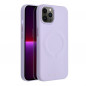 Kryt Roar Leather Mag na Apple iPhone 14 Elegantní  MagSAFE  Fialový (Purple)