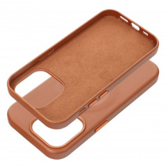 Kryt Roar Leather Mag na Apple iPhone 14 Pro Elegantní  MagSAFE  Hnědý