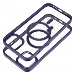 Kryt Color Edge Mag na Apple iPhone 14 Plus MagSAFE  Hluboká fialová