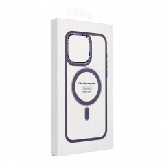 Kryt Color Edge Mag na Apple iPhone 14 Plus MagSAFE  Hluboká fialová