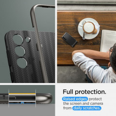 Kryt Spigen Neo Hybrid na Samsung Galaxy S23 5G Tmavě modře šedý