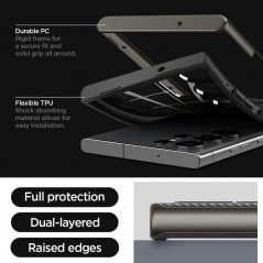 Kryt Spigen Neo Hybrid na Samsung Galaxy S23 Ultra 5G Tmavě modře šedý